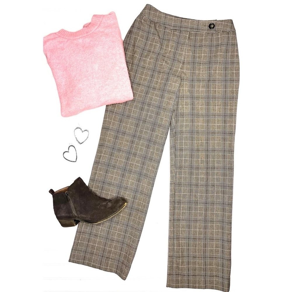 Anne Klein Stretch Tweed Pant | size 4